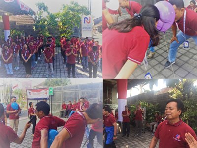 Peringati DIRGAHAYU Republik INDONESIA ke 74th, PT. BPR Naga Adakan Doa Bersama dan Upacara Bendera